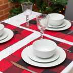 Buffalo Check Cotton Placemats- Set of 4