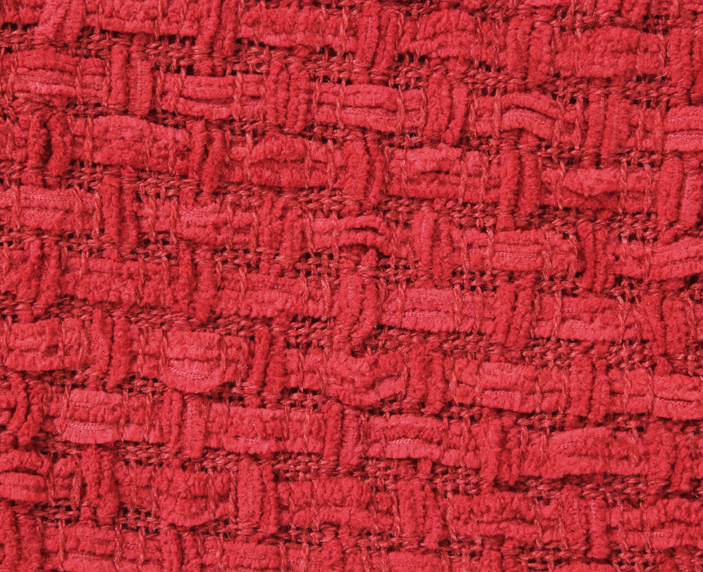 Chenille Basket Weave Throw