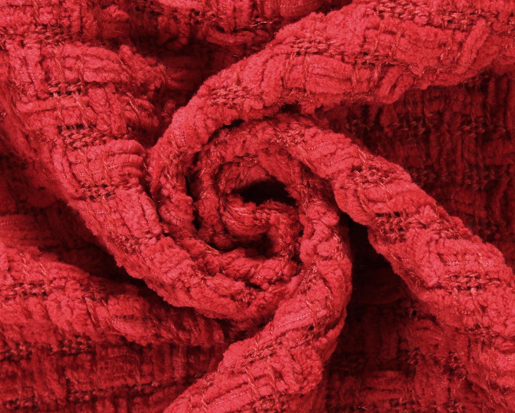 Chenille Basket Weave Throw