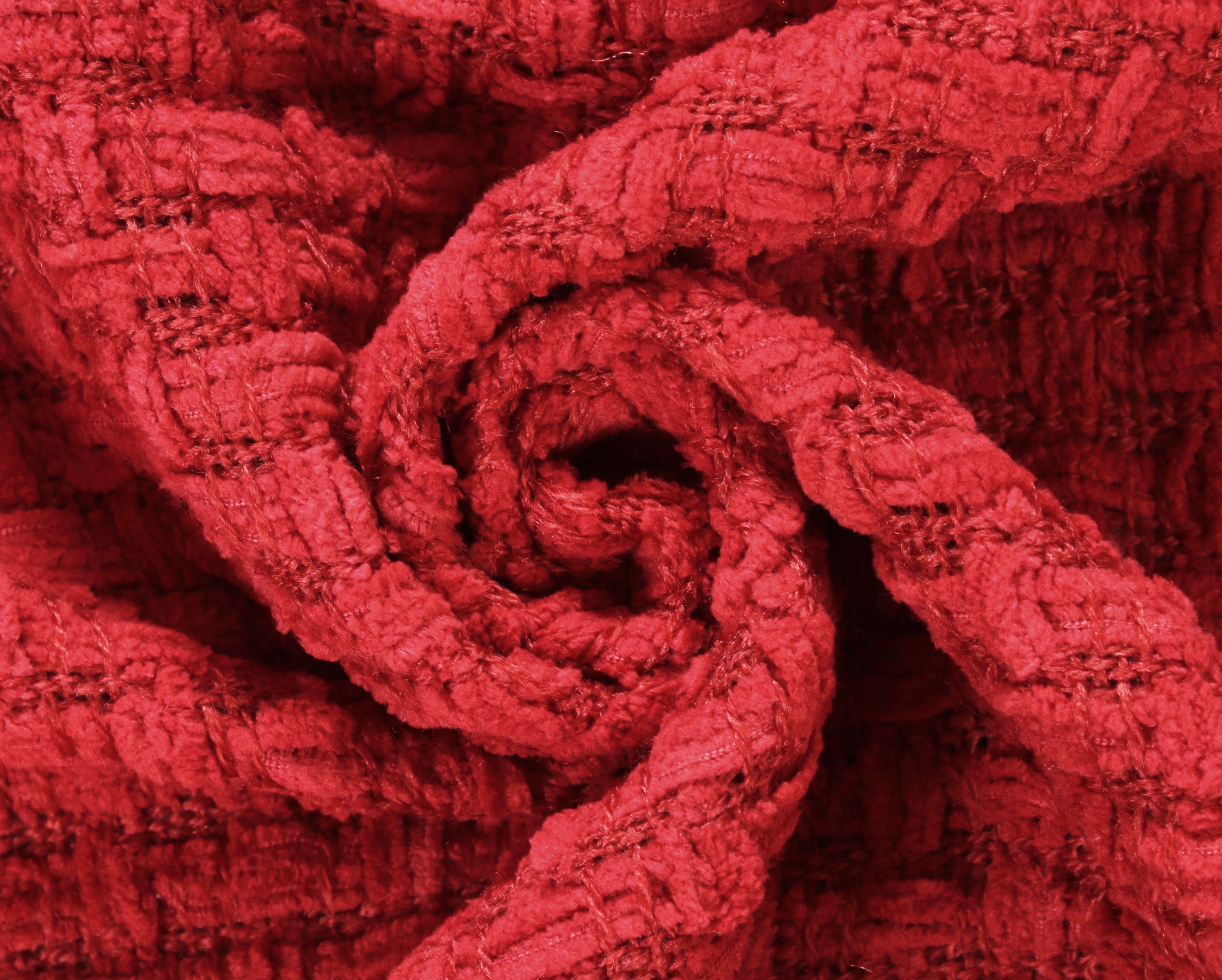 Chenille Basket Weave Throw