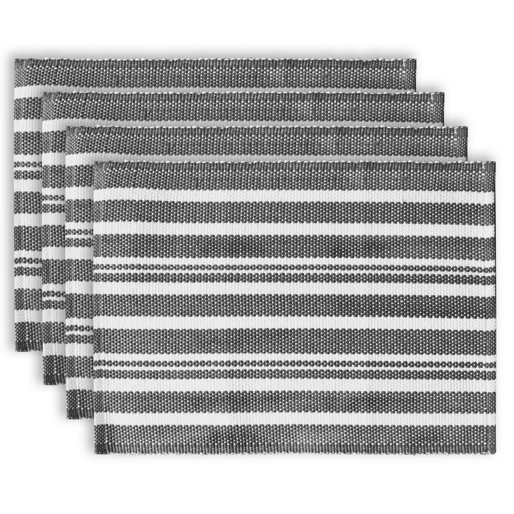 Broadway Stripe Cotton Placemats - Set of 4