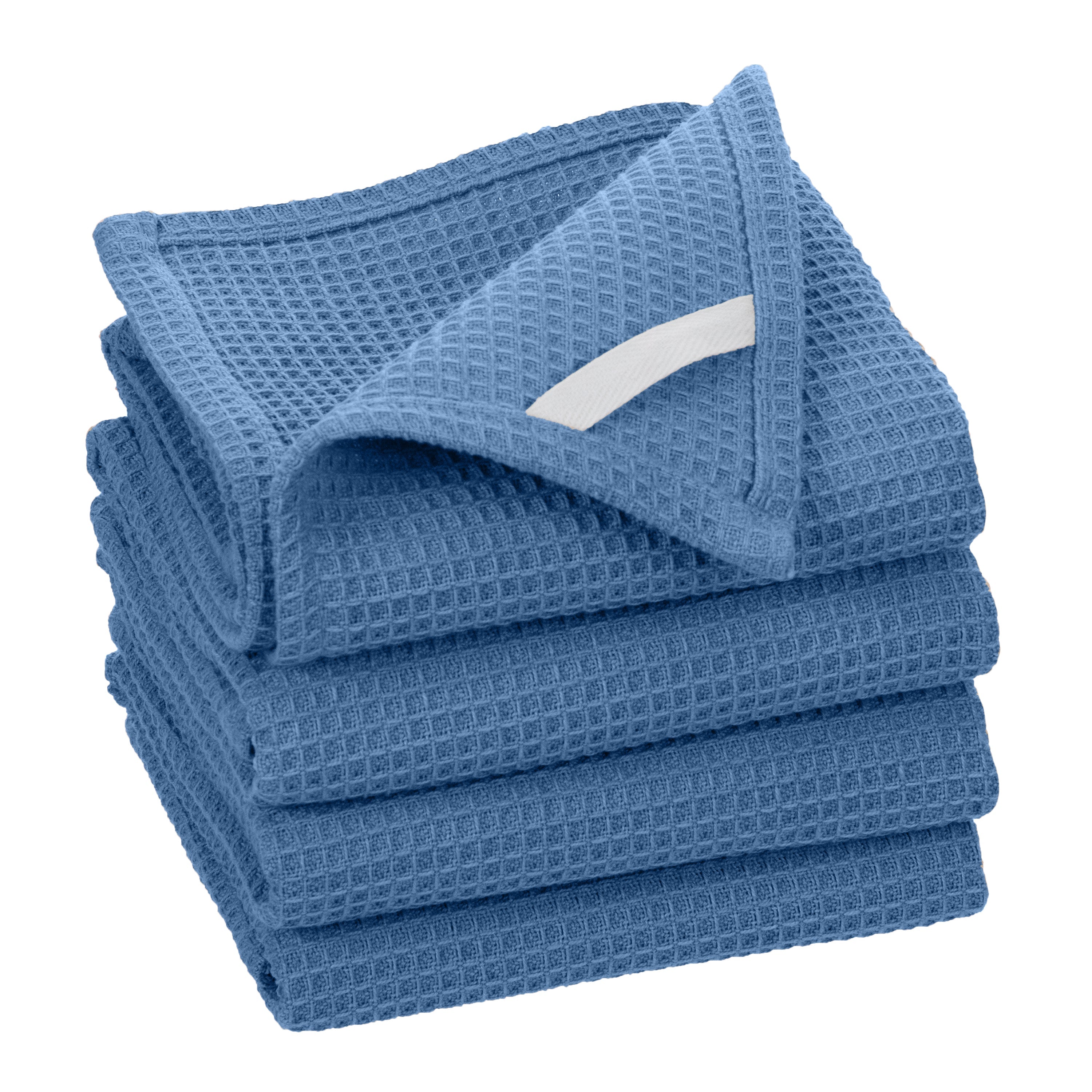 Broadway Waffle Cotton Kitchen Towel