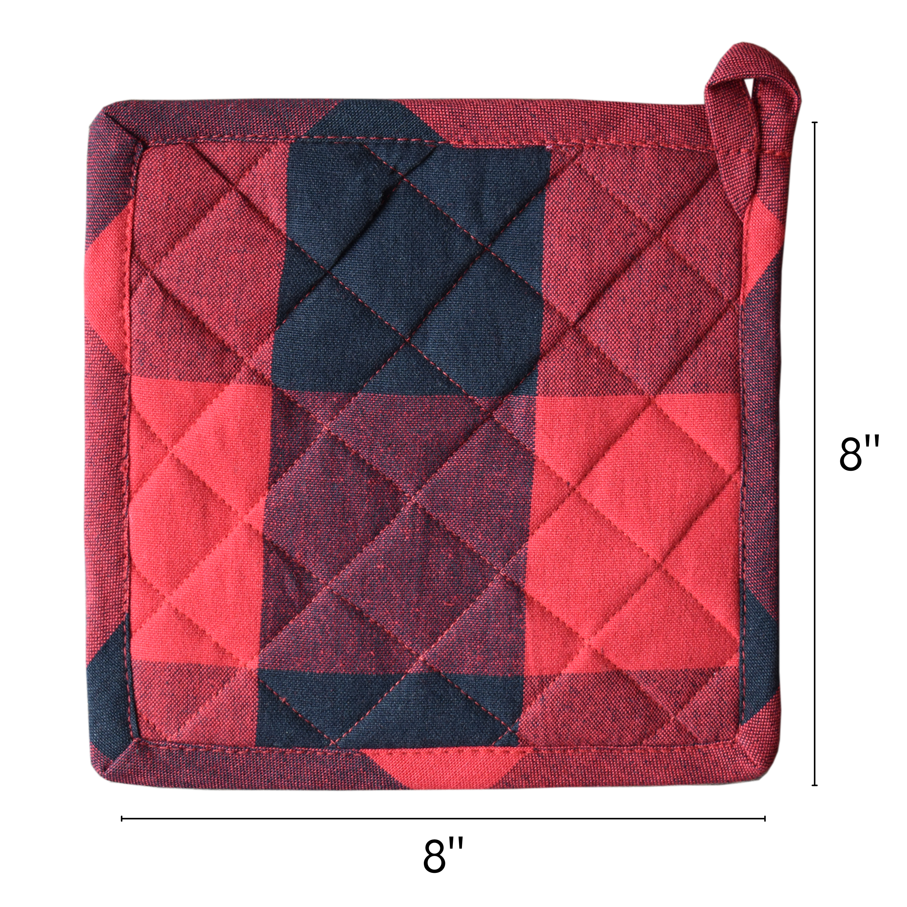 Buffalo Check Cotton Potholder - Set of 2