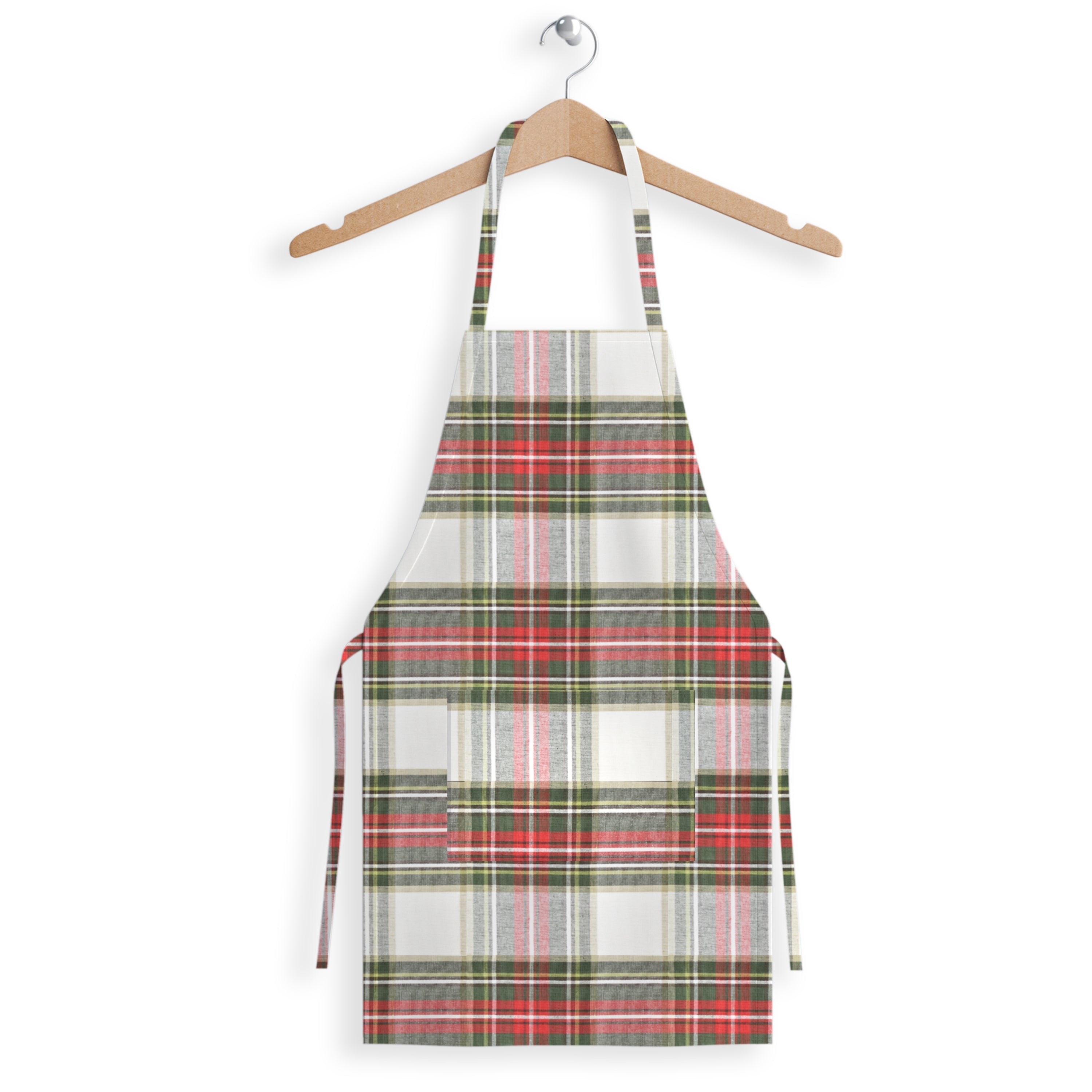 Celebration Plaid Cotton Apron