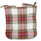 Celebration Plaid Cotton Chairpads