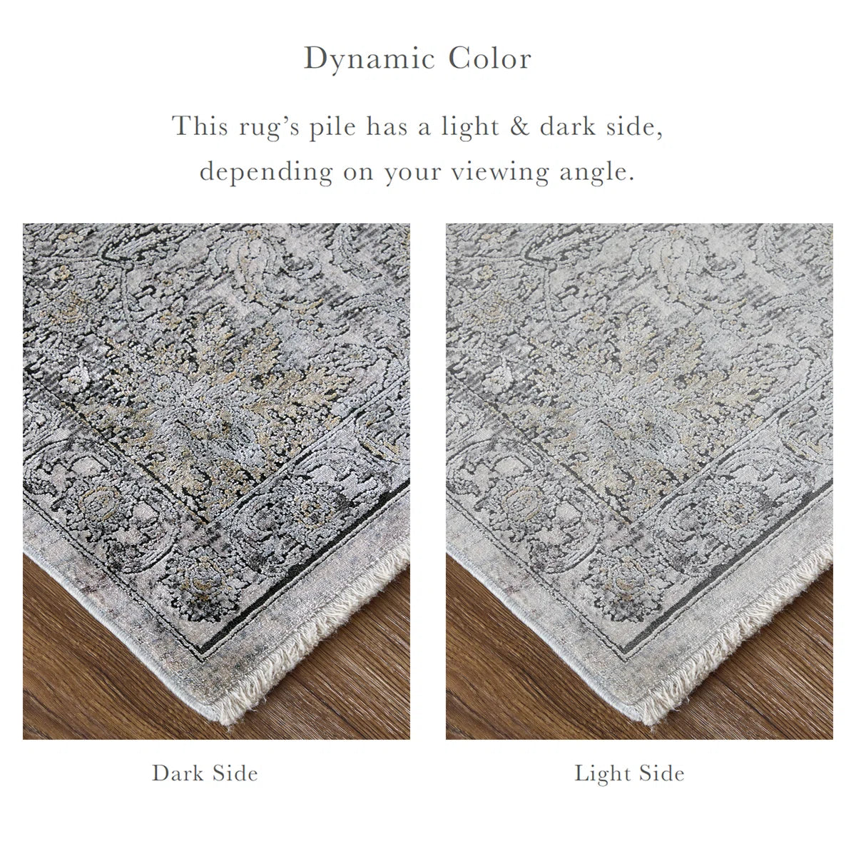 2'8 x 8 Corso Viscose Abstract Indoor Rug