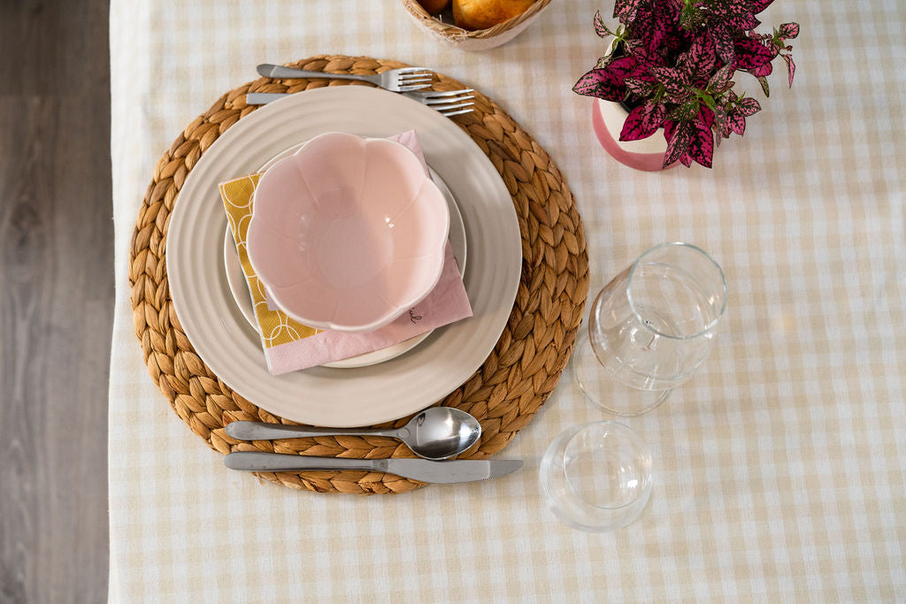 GINGHAM CHECK-TABLE CLOTH