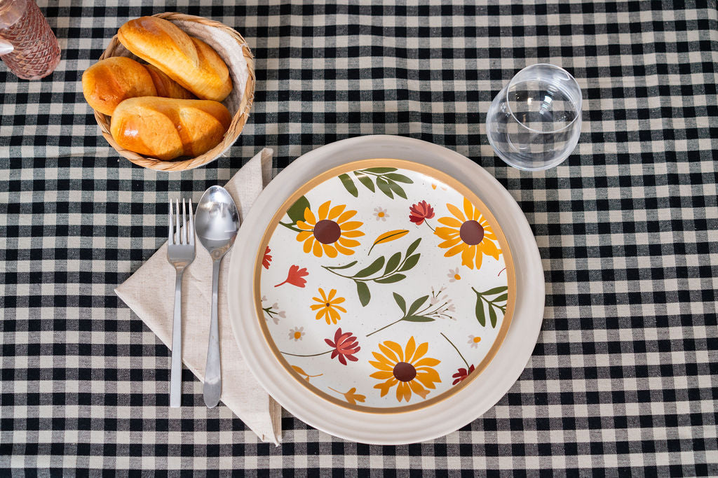 GINGHAM CHECK-TABLE CLOTH