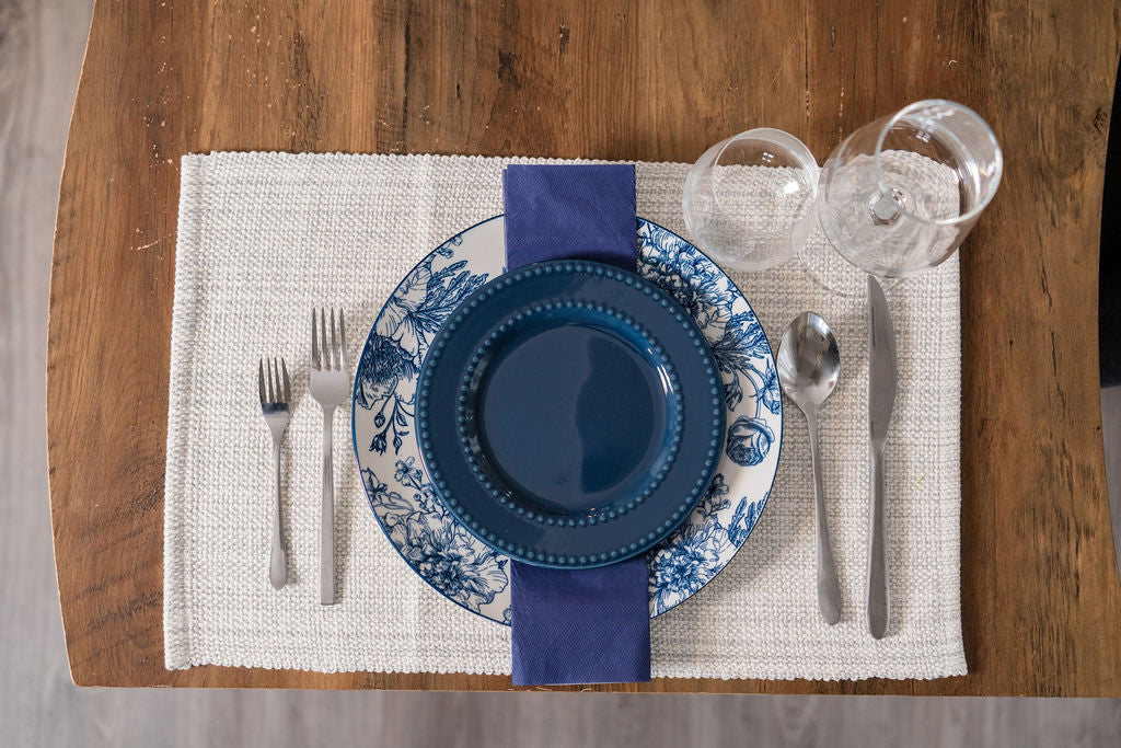 Casual Classic Cotton Placemats - Set of 4/set of 6