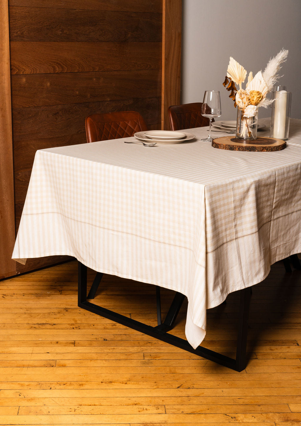 GINGHAM CHECK-TABLE CLOTH