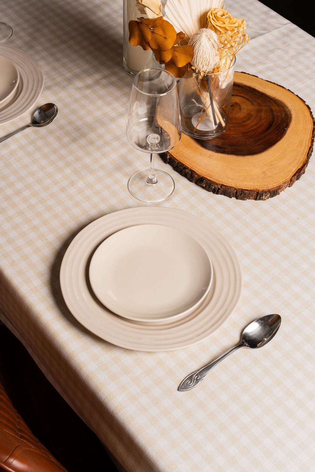 GINGHAM CHECK-TABLE CLOTH