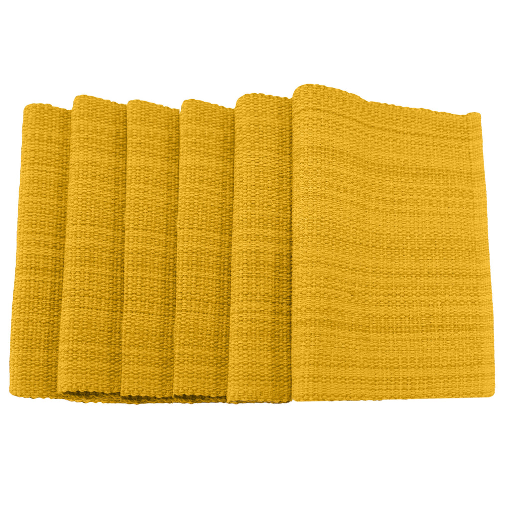 Casual Classic Cotton Placemats - Set of 4/set of 6