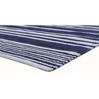 2'6 x 8 Flatweave Striped Indoor / Outdoor Rug