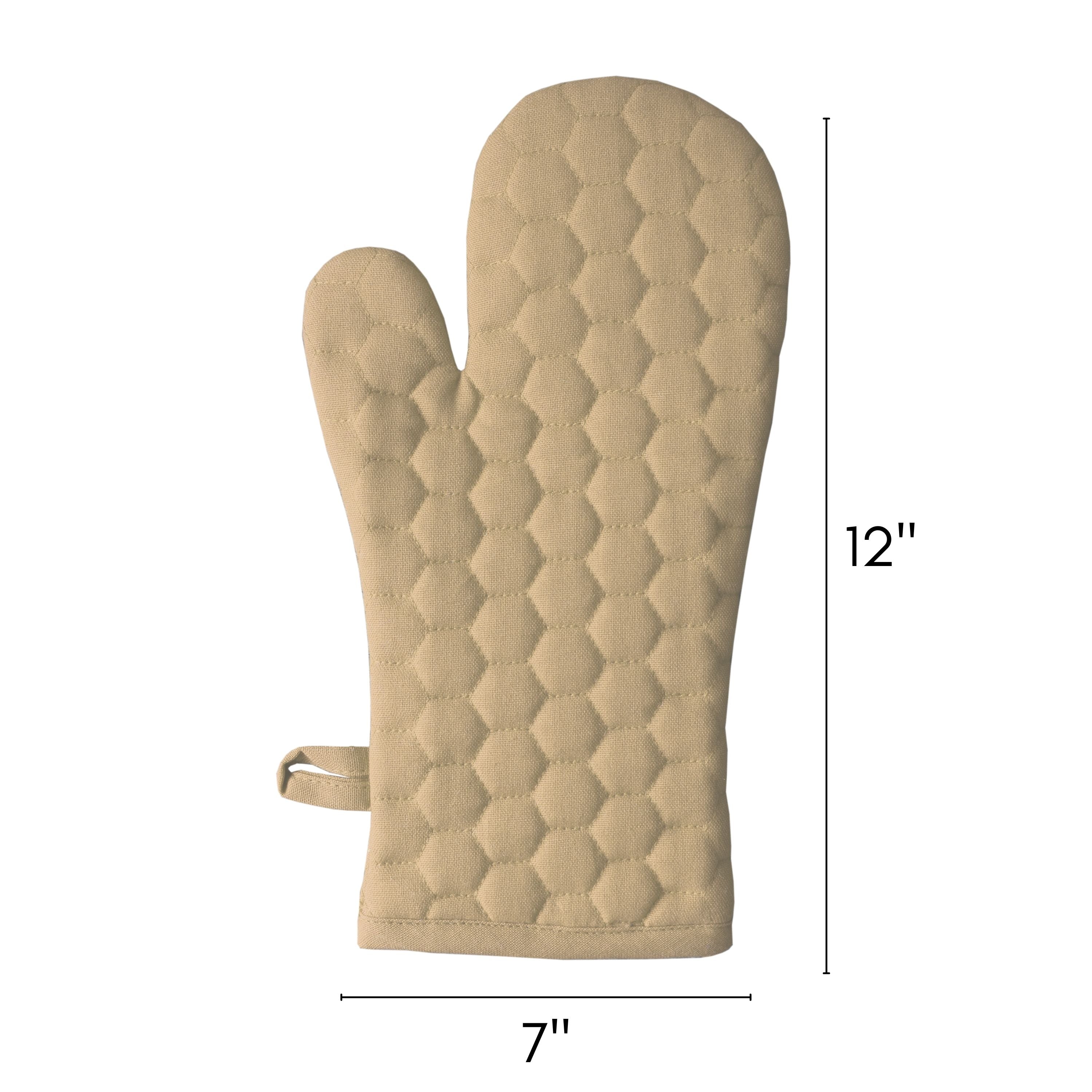 Fouta Cotton Oven Mittens - Set of 2