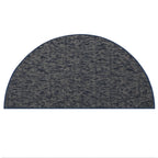 2'3 x 4'6 Half Circle Elemental Accent Rug - Navy Distressed Geometrical Print