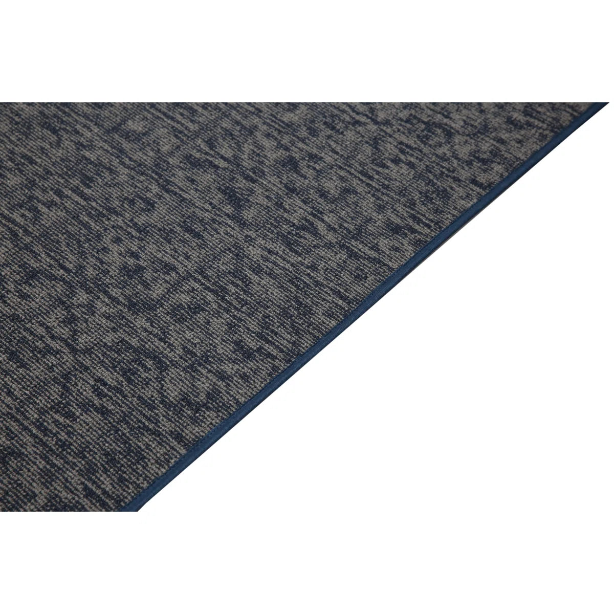 2'3 x 4'6 Half Circle Elemental Accent Rug - Navy Distressed Geometrical Print