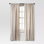 2PK 54" x 84" Light Filtering Farrah Window Curtain Panel - Threshold