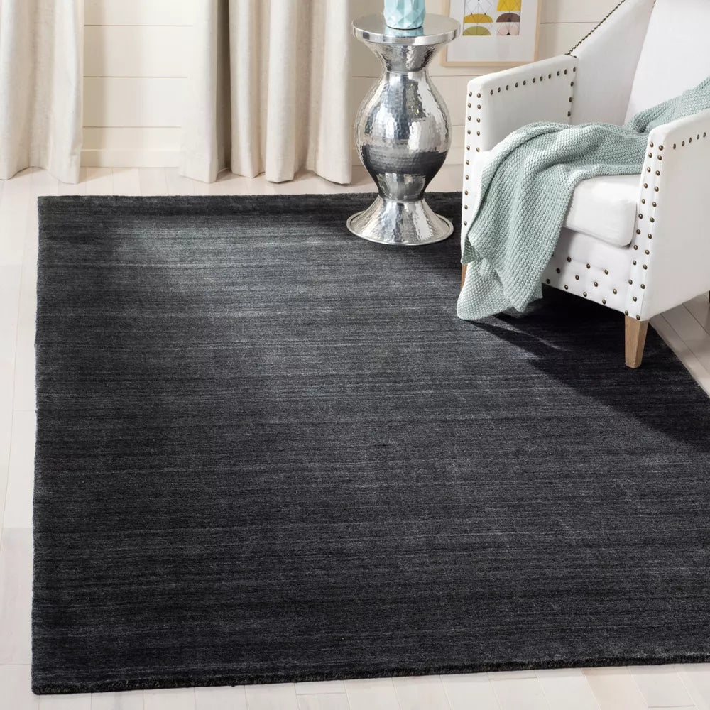 8'x10 Mirage Hand Loomed Indoor Area Rug - Charcoal