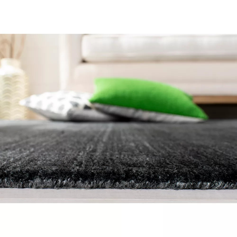 8'x10 Mirage Hand Loomed Indoor Area Rug - Charcoal