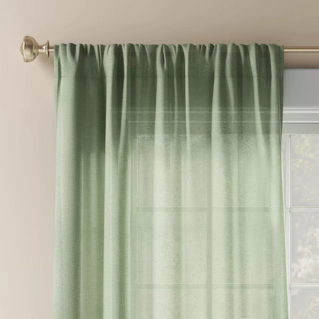 2PK 63" x 54" Solid Farrah Light Filtering Window Curtain Panels - Threshold