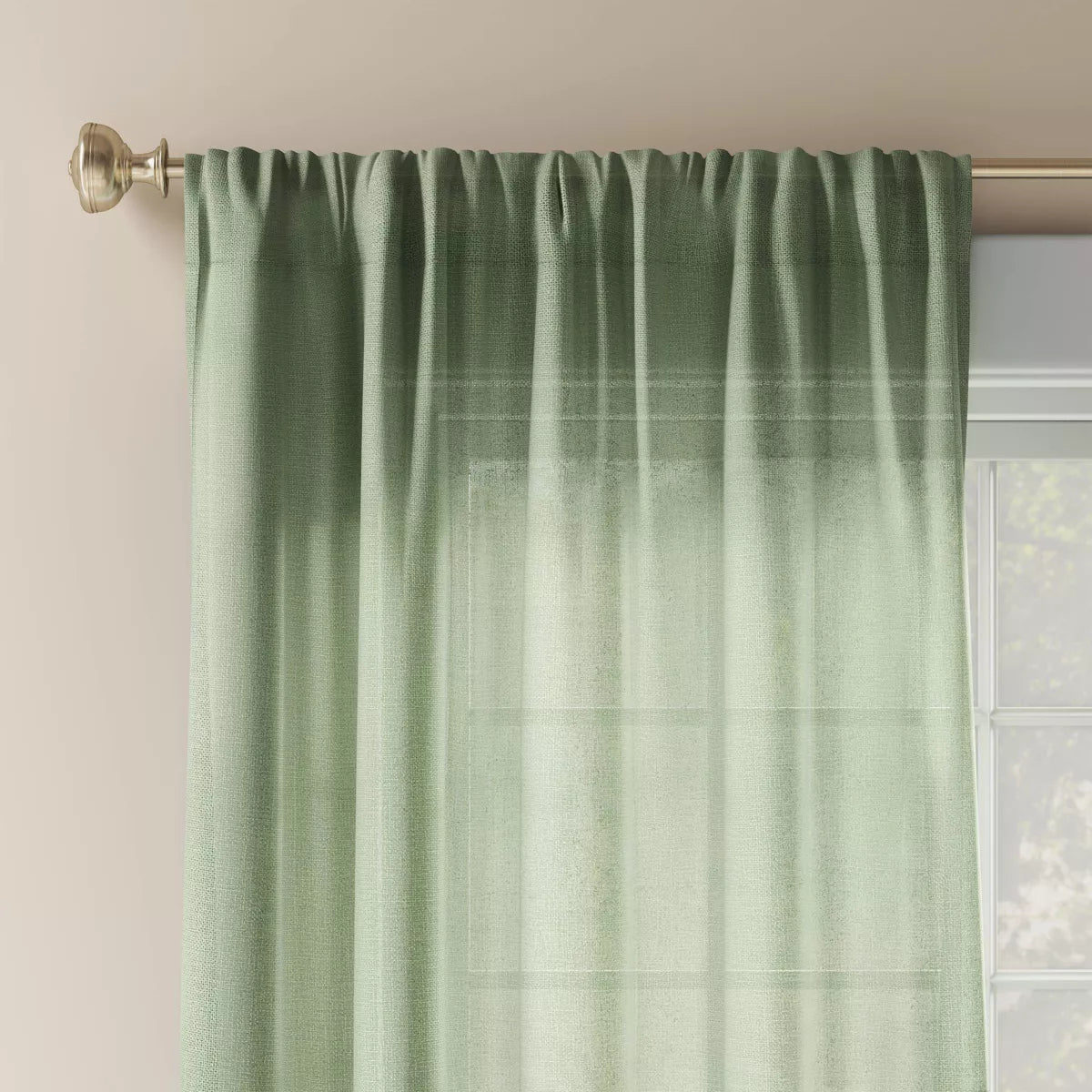 2PK 63" x 54" Solid Farrah Light Filtering Window Curtain Panels - Threshold