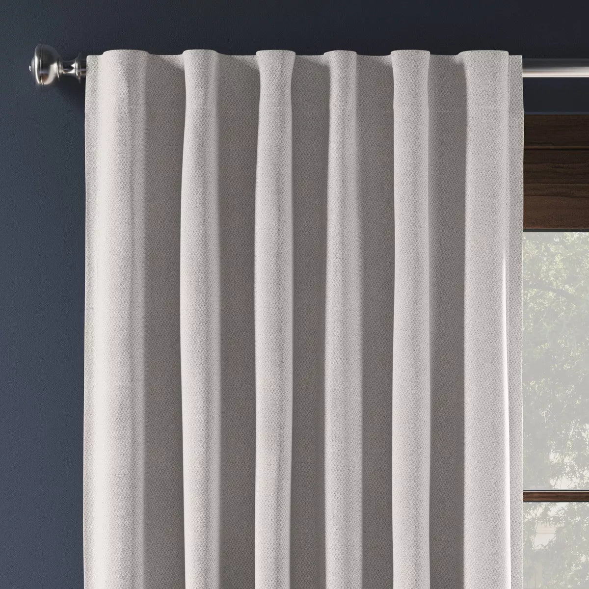 Set of 2 63" x 50" Ashville Blackout Window Curtain Panel