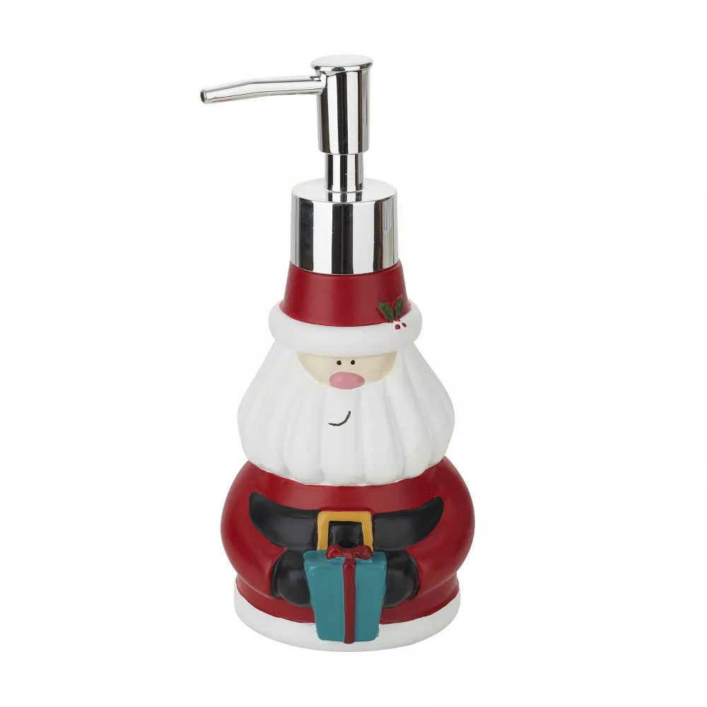 VCNY Santa Snowman 16pc Holiday Shower Curtain Bath Set