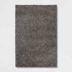 3'11" x 5'7" Eyelash Woven Shag Area Rug Gray - Threshold