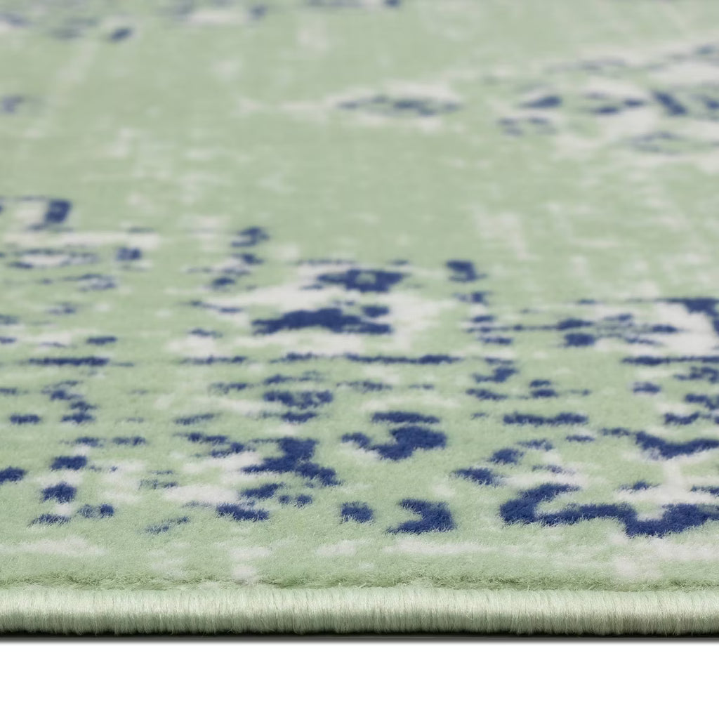 4' x 6' Persian Woven Area Rug Light Green