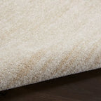 8' Round Nourison Essentials Ivory Beige Indoor/Outdoor Rug