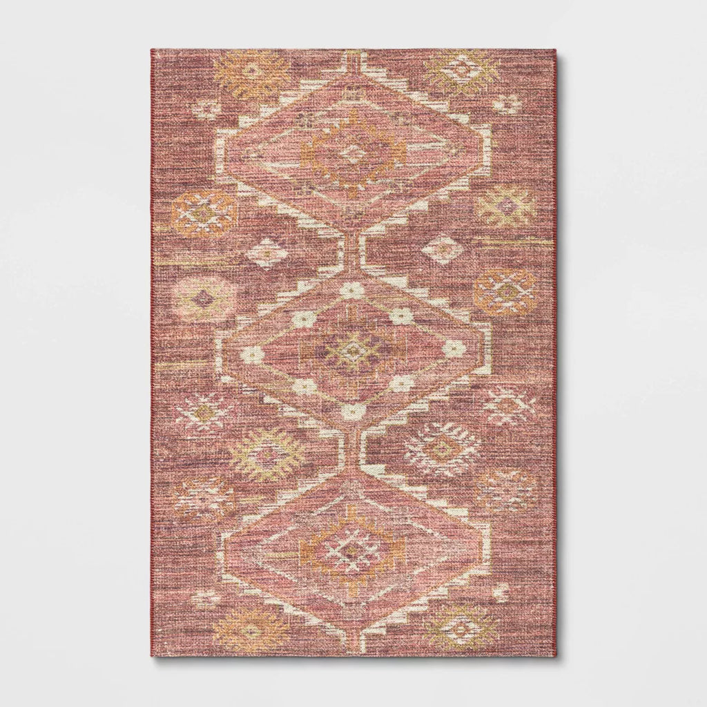 4 x 6 Southbury Washable Printed Diamond Persian Style Rug - Threshold
