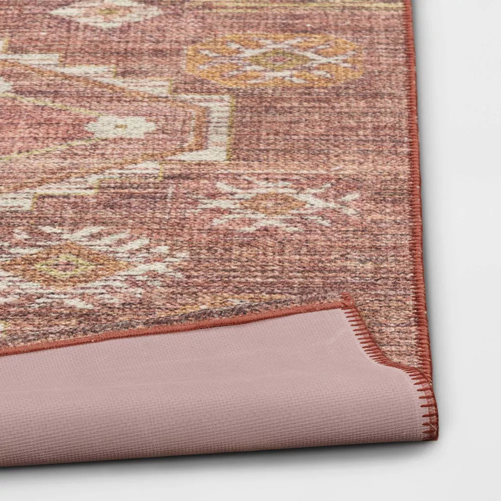 4 x 6 Southbury Washable Printed Diamond Persian Style Rug - Threshold