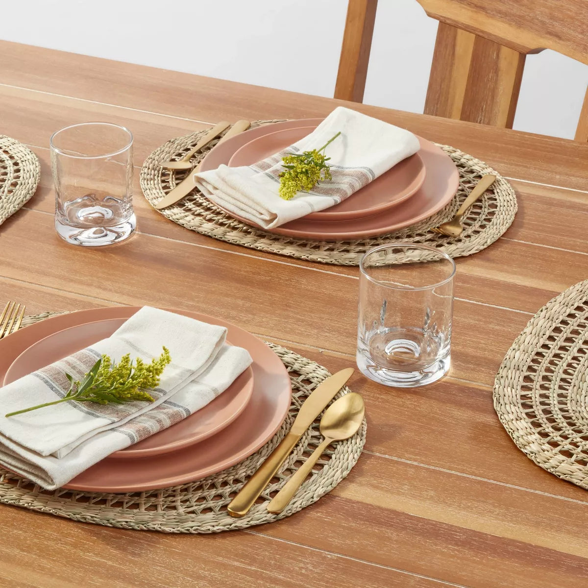 4pk Seagrass Oval Placemats - Threshold designed with Studio McGee