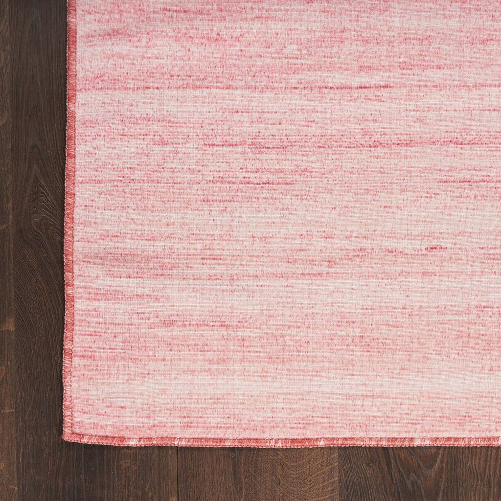 6'x9' Machine Washable Modern Essentials Woven Area Rug Pink