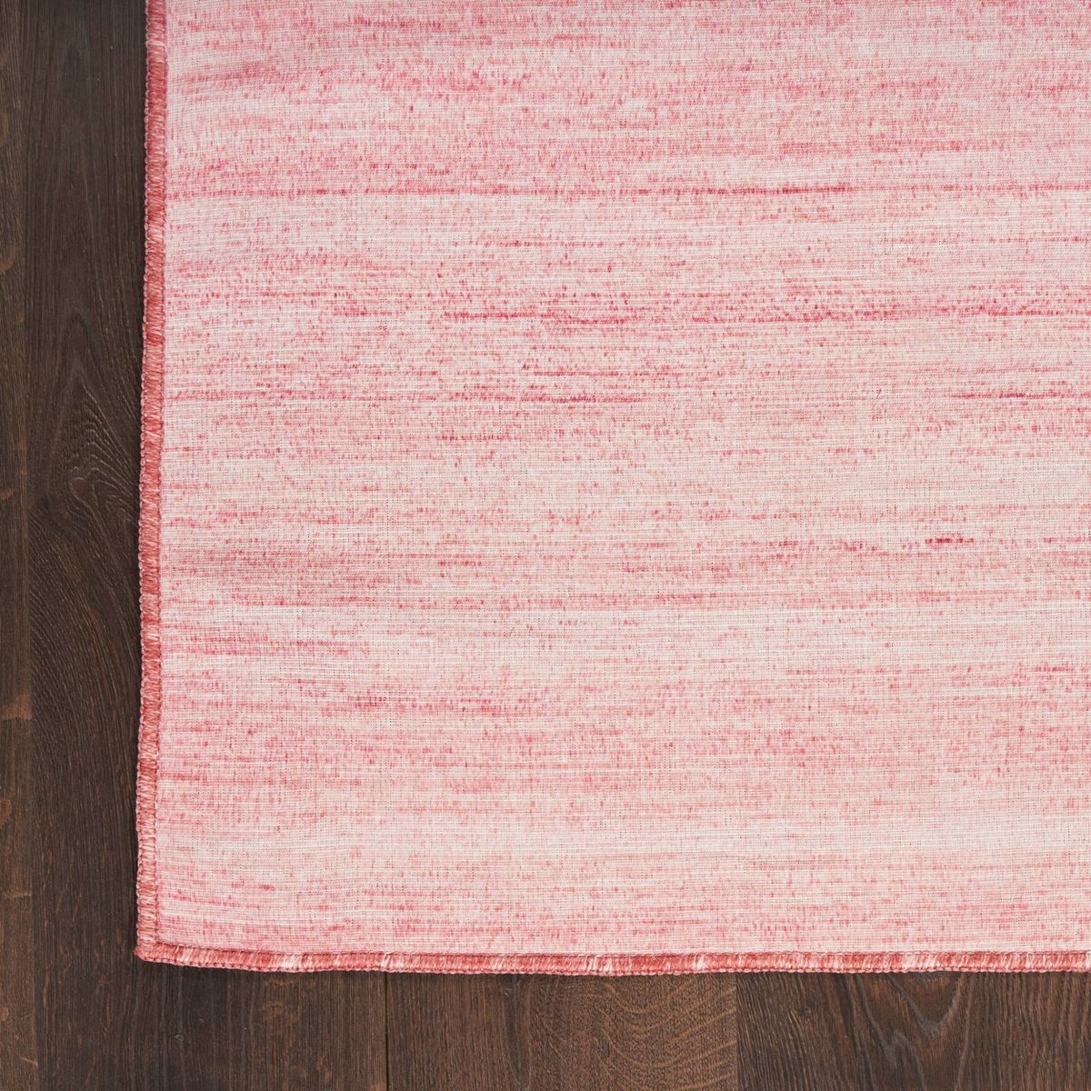 6'x9' Machine Washable Modern Essentials Woven Area Rug Pink