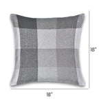 Herringbone Check Cotton Cushion with filler