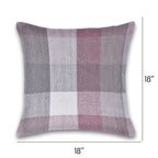Herringbone Check Cotton Cushion with filler