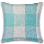 Herringbone Check Cotton Cushion with filler
