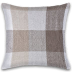 Herringbone Check Cotton Cushion with filler