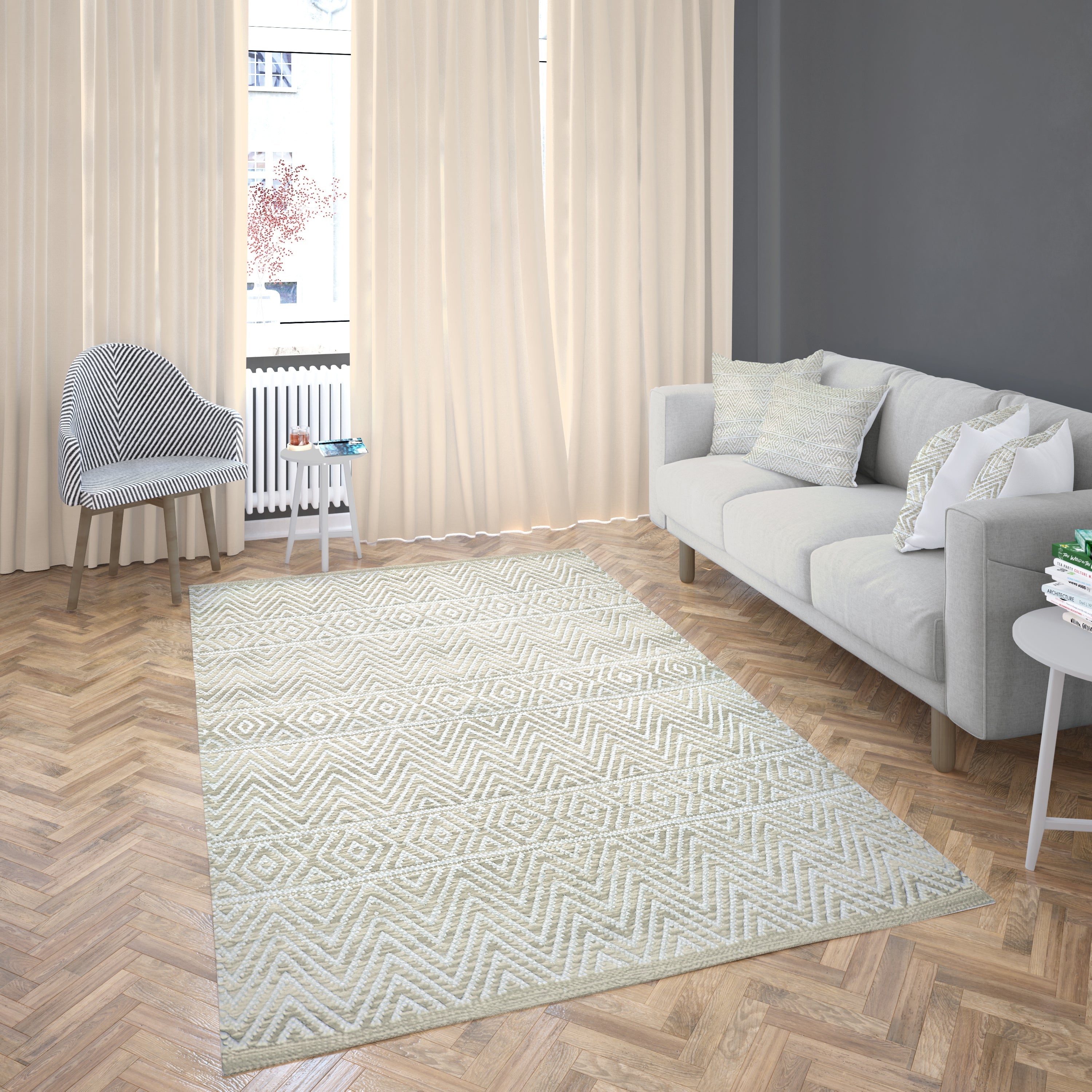 Herringbone Flat Weave Rug