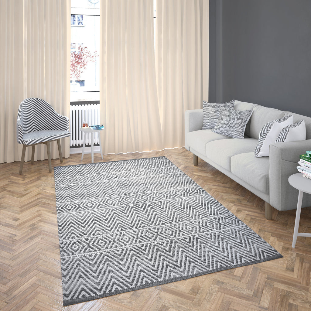 Herringbone Flat Weave Rug