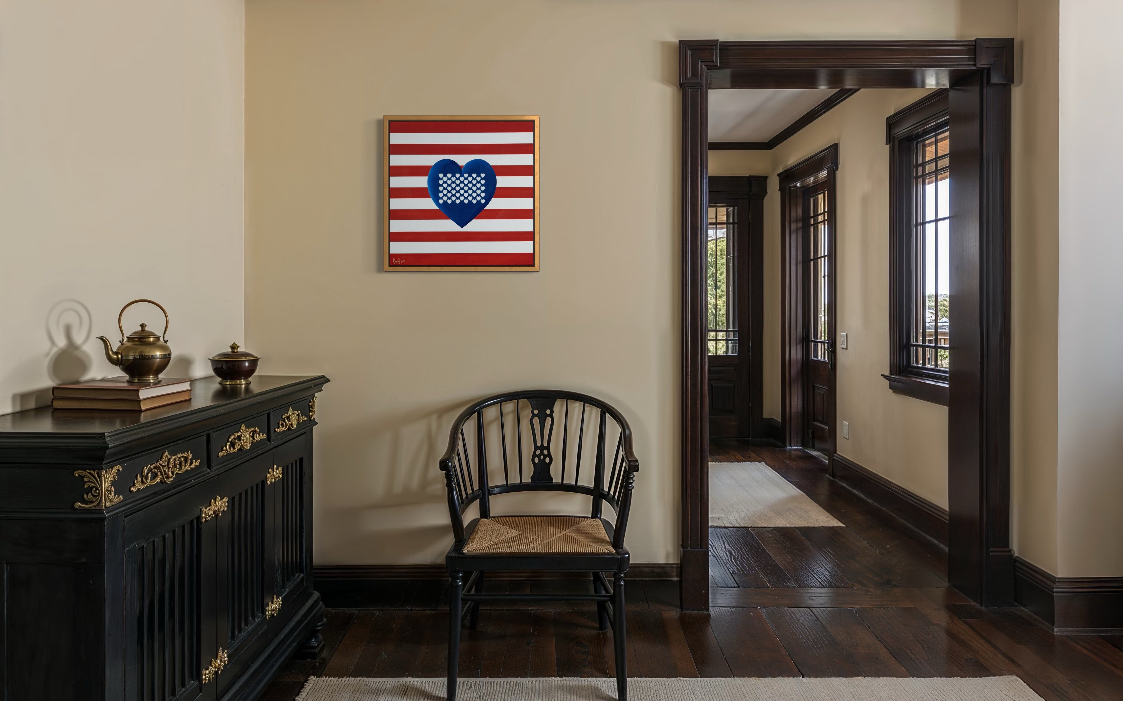 5'x7' Persian Style Area Rug Ivory/Tan - Threshold