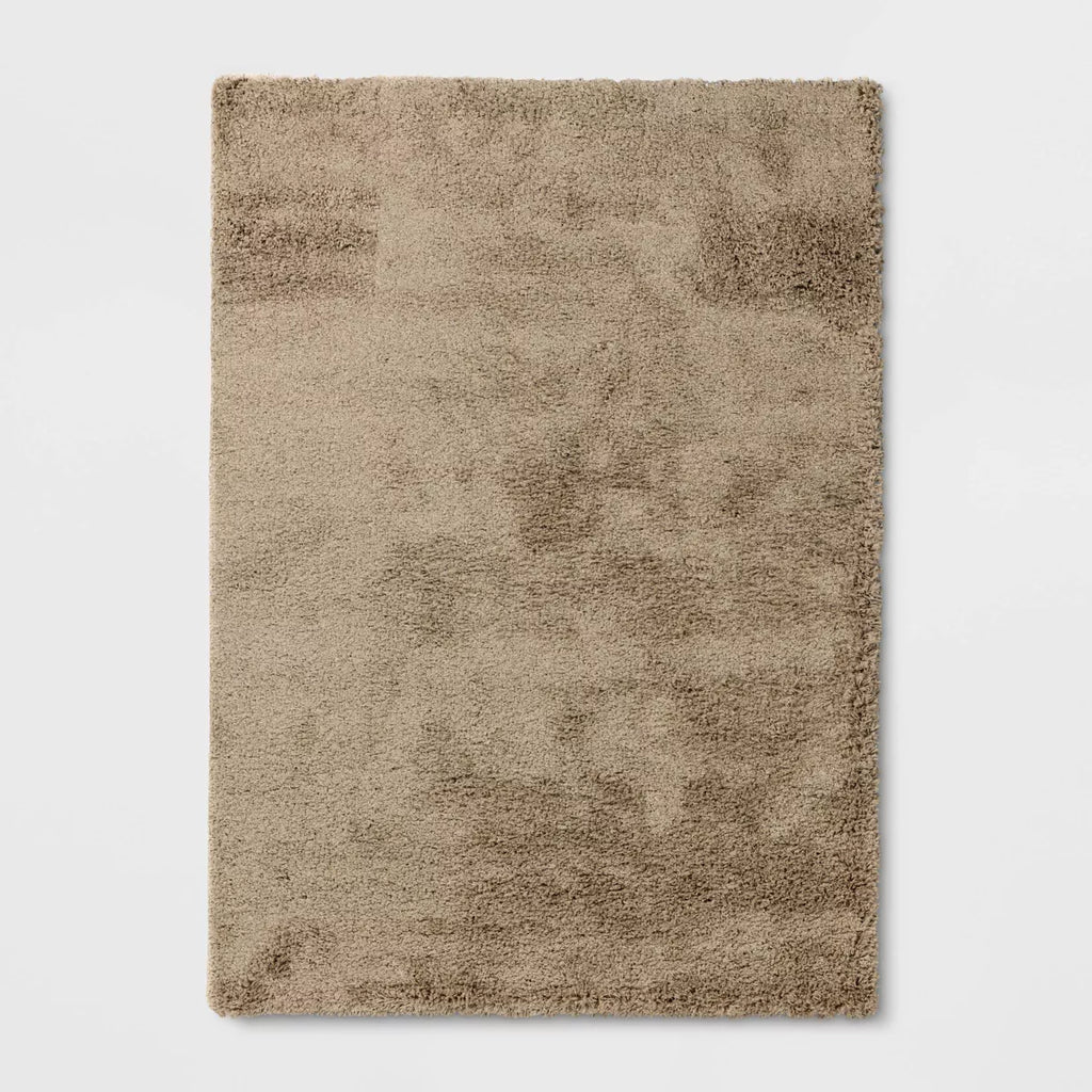5'x7' Eyelash Shag Area Rug Oatmeal - Threshold