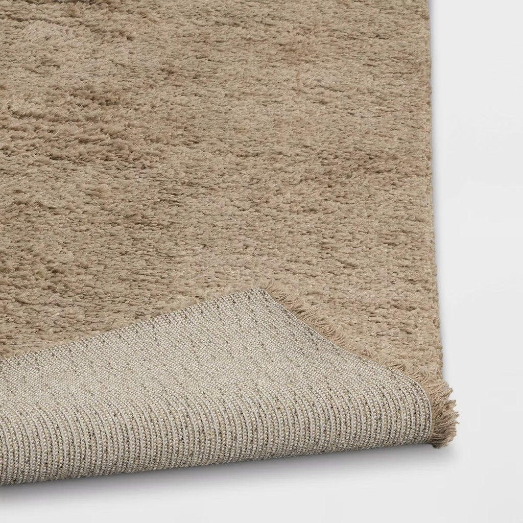 5'x7' Eyelash Shag Area Rug Oatmeal - Threshold