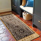2'4"x7' Global Runner Rug Black/Tan - Threshold