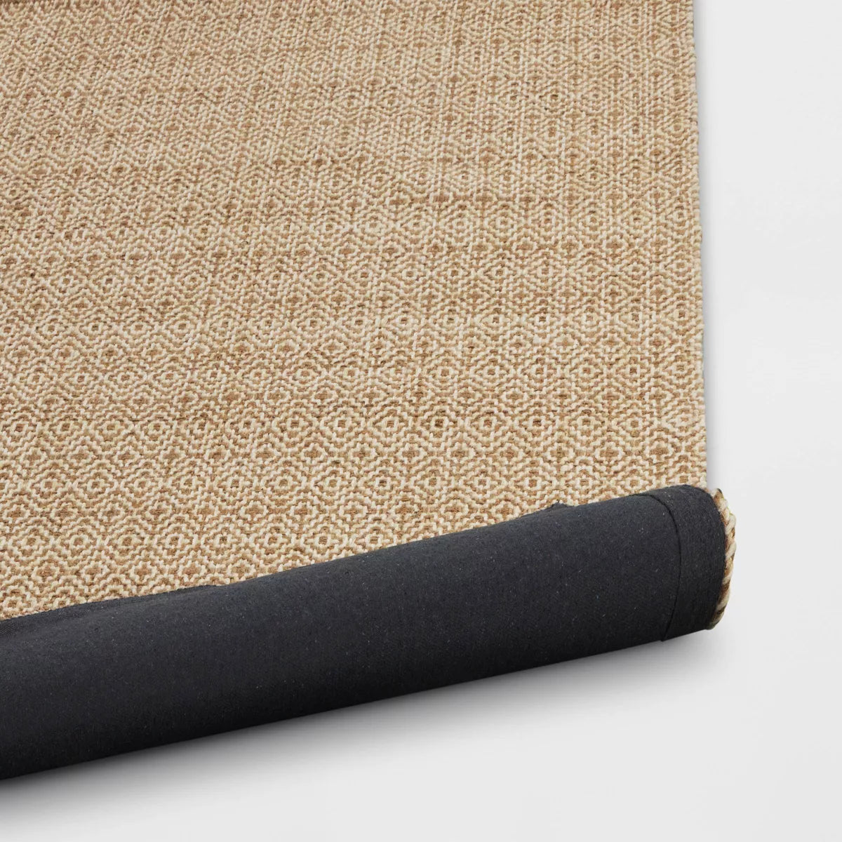 5'x7' Jute Diamond Area Rug Tan/Ivory - Threshold