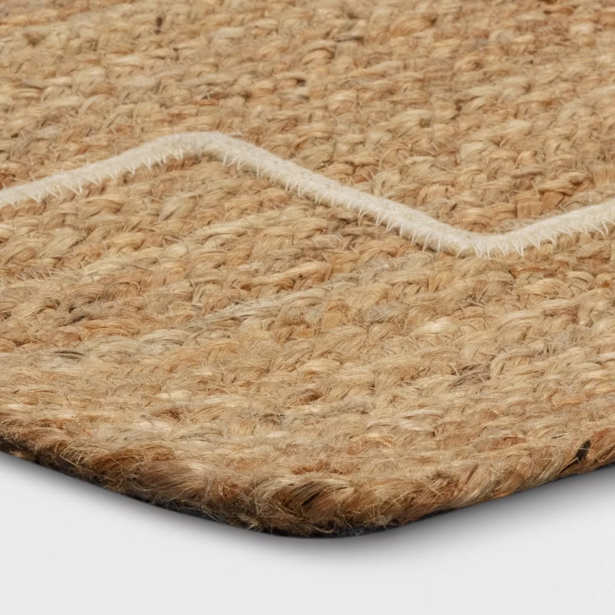 5'x7' Braided Area Rug Light Brown/Ivory - Threshold