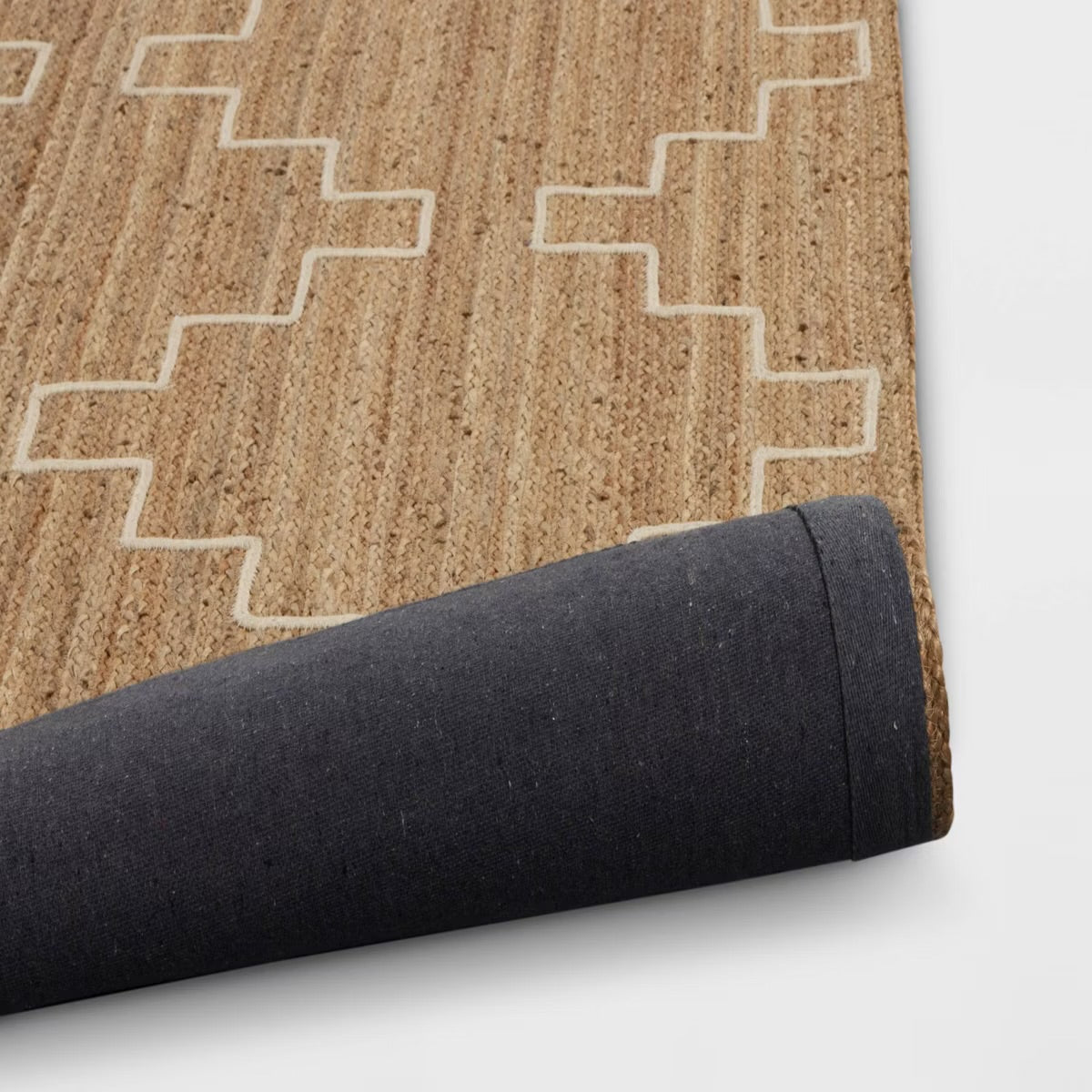 5'x7' Braided Area Rug Light Brown/Ivory - Threshold