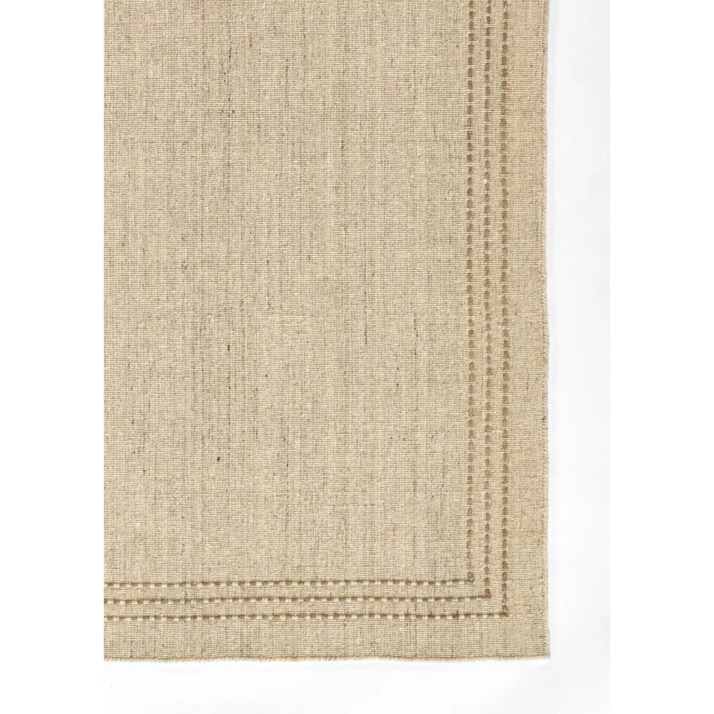 2'3"x8' Oliver Striped Border Handloomed Runner Rug Natural