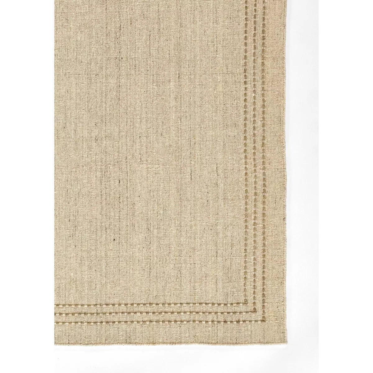 2'3"x8' Oliver Striped Border Handloomed Runner Rug Natural